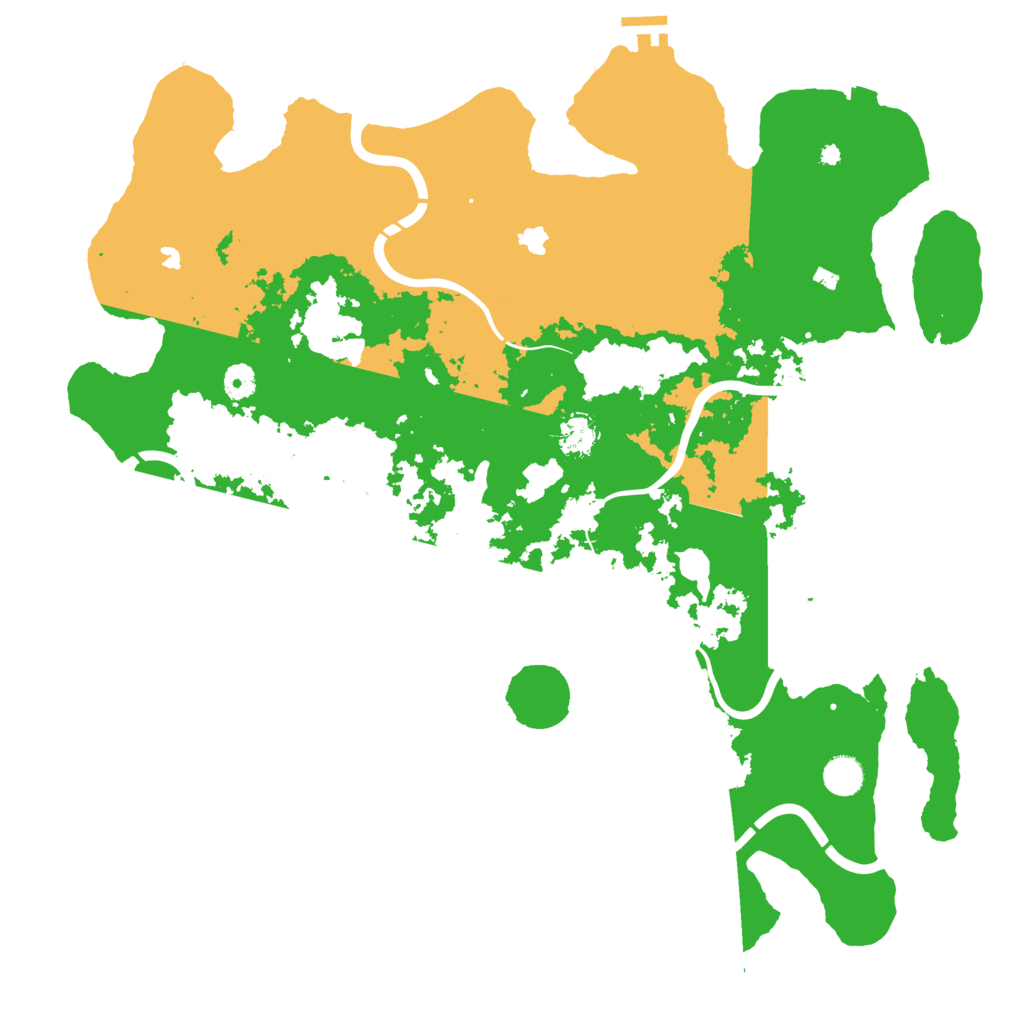 Biome Rust Map: Procedural Map, Size: 4500, Seed: 514487993