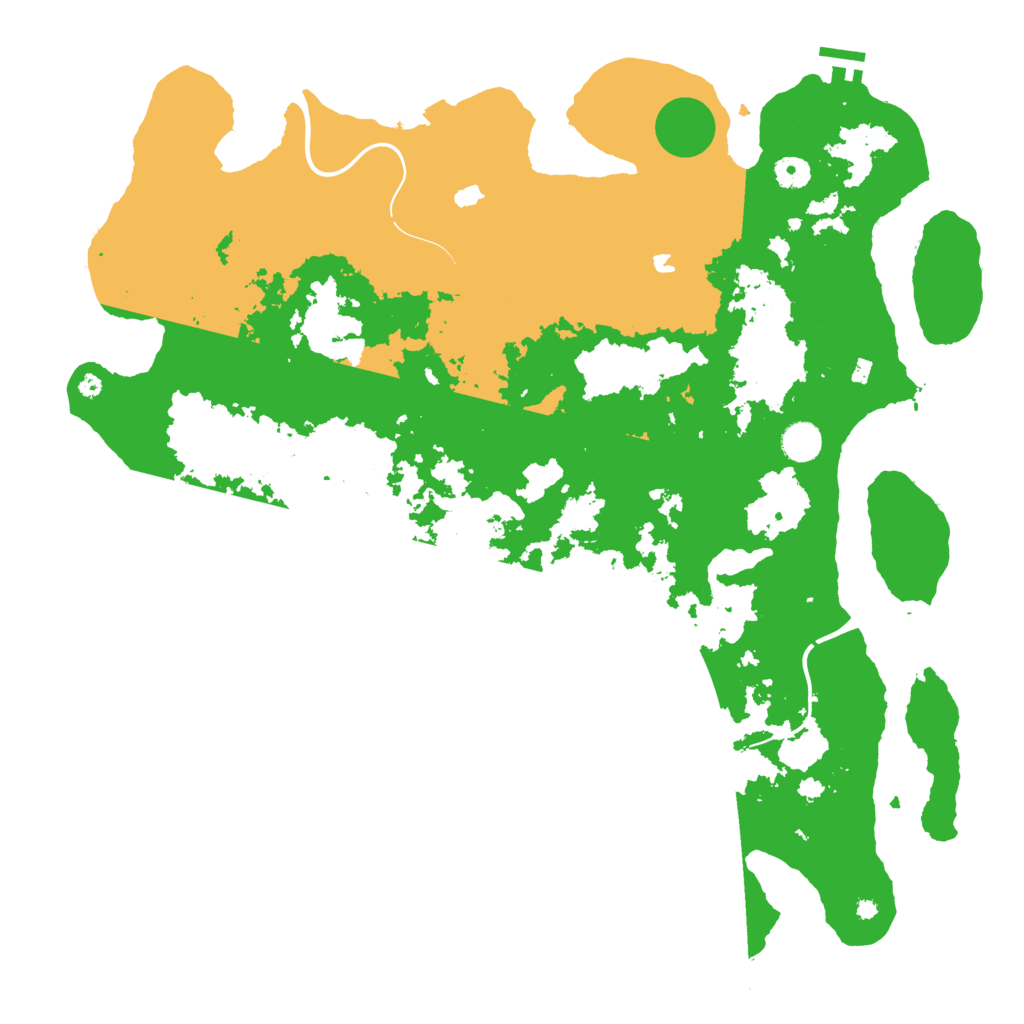 Biome Rust Map: Procedural Map, Size: 4500, Seed: 514487993