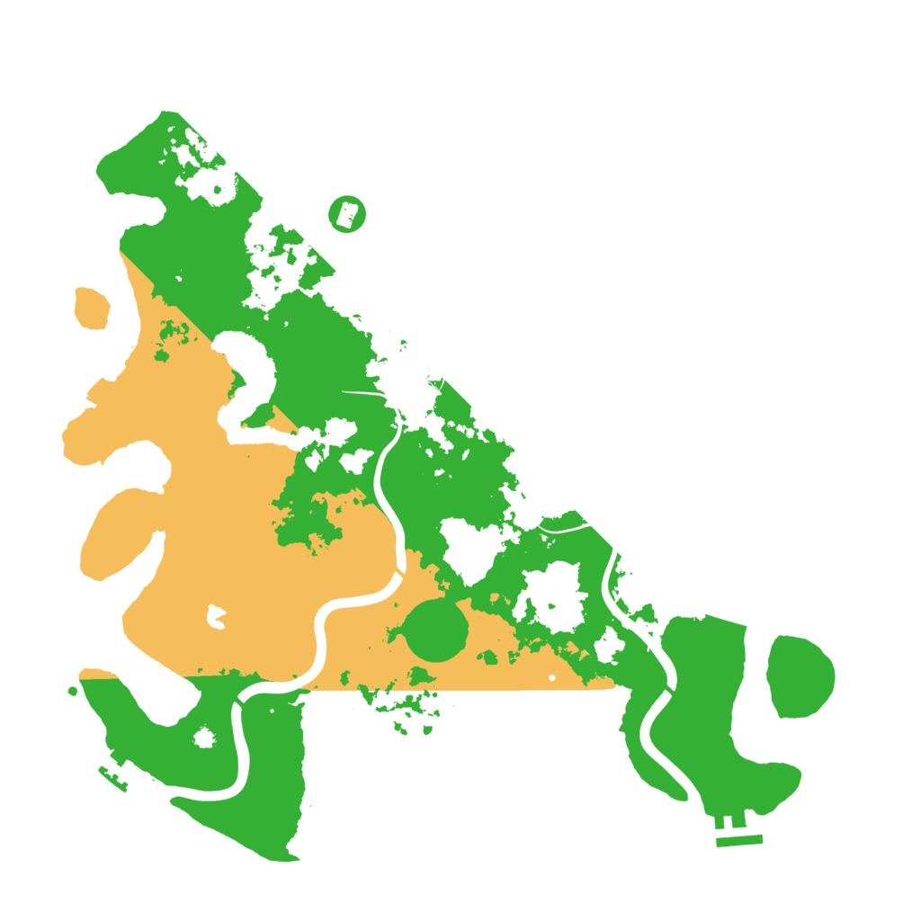 Biome Rust Map: Procedural Map, Size: 4000, Seed: 3596