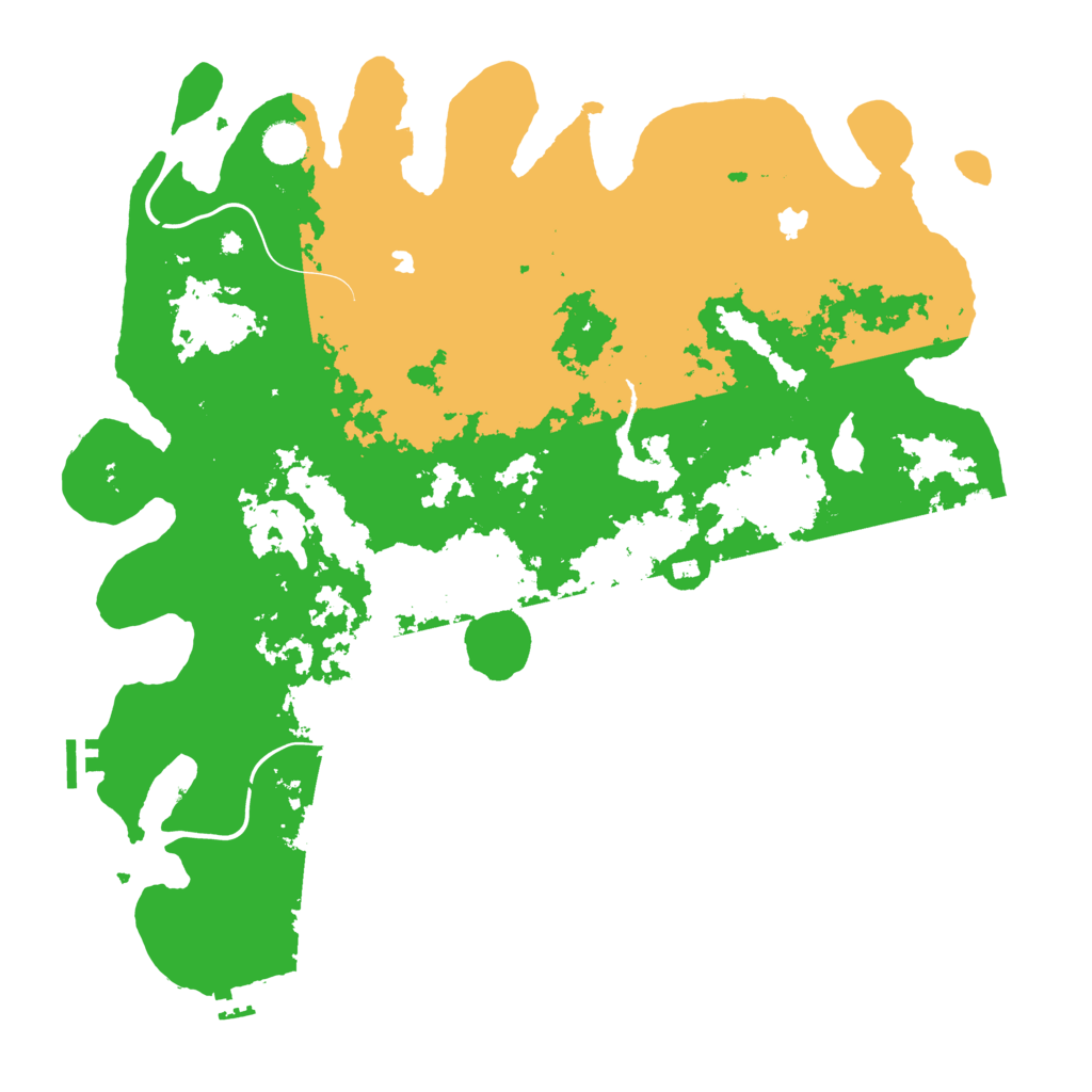 Biome Rust Map: Procedural Map, Size: 4500, Seed: 1793482715