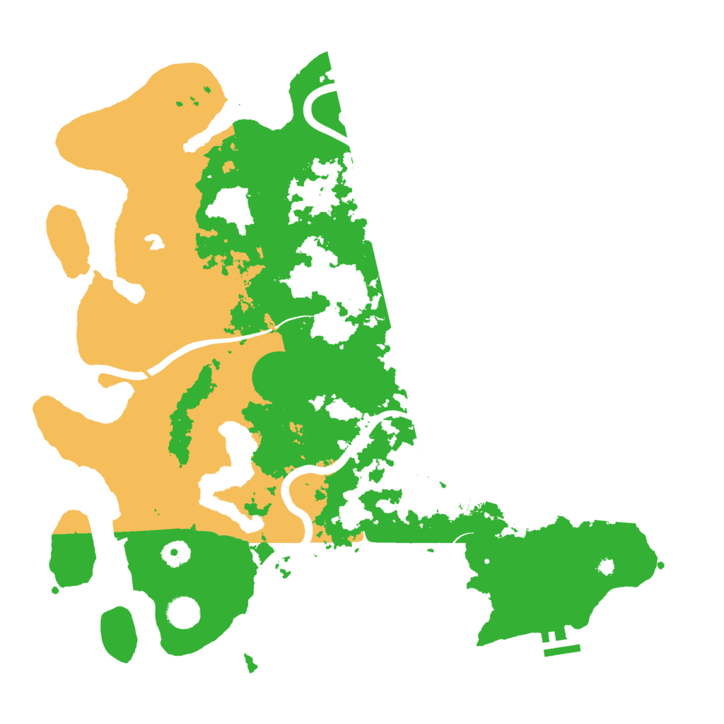 Biome Rust Map: Procedural Map, Size: 4000, Seed: 1637320176