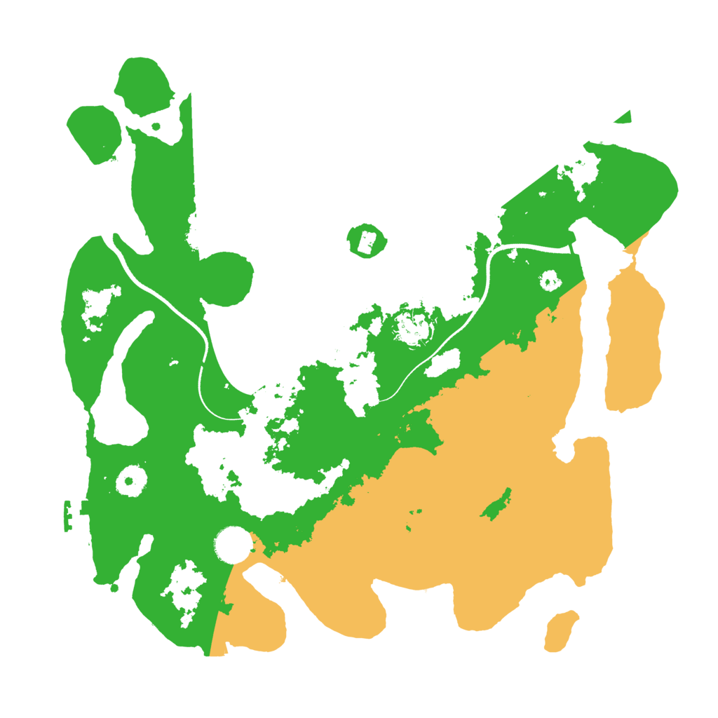 Biome Rust Map: Procedural Map, Size: 3500, Seed: 794765459