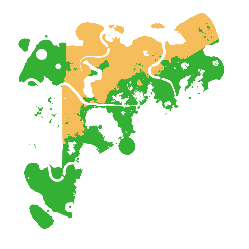Biome Rust Map: Procedural Map, Size: 4000, Seed: 1269201521