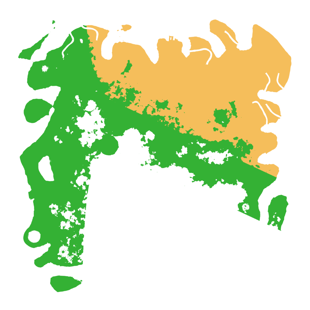 Biome Rust Map: Procedural Map, Size: 4500, Seed: 2388