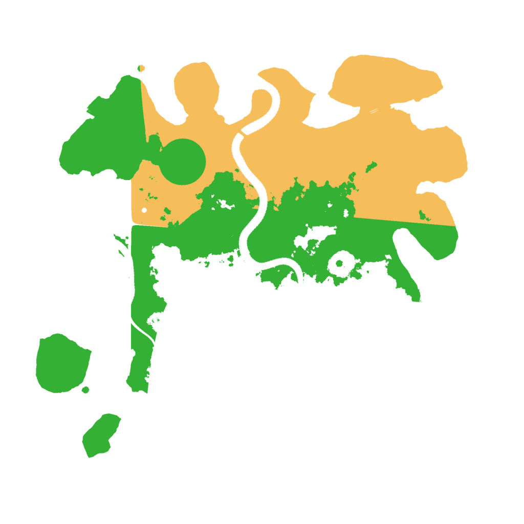 Biome Rust Map: Procedural Map, Size: 3000, Seed: 528