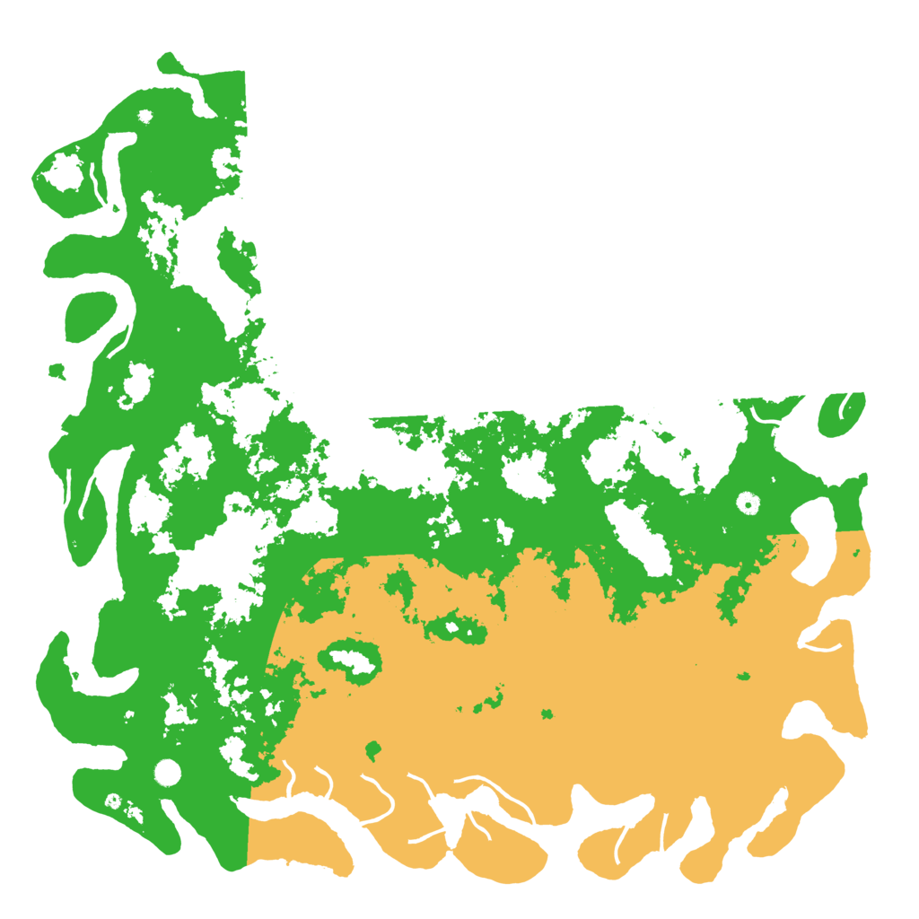 Biome Rust Map: Procedural Map, Size: 6000, Seed: 460816475