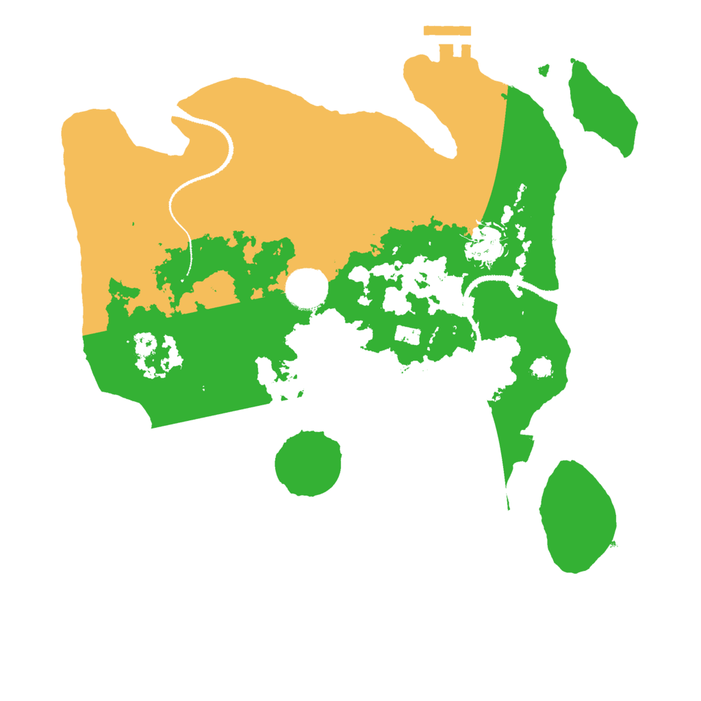 Biome Rust Map: Procedural Map, Size: 3000, Seed: 178458830