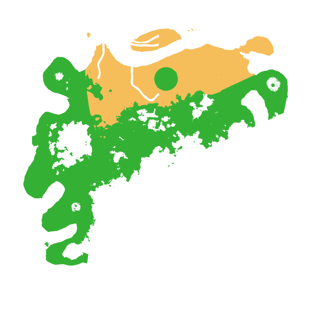 Biome Rust Map: Procedural Map, Size: 3500, Seed: 991857555