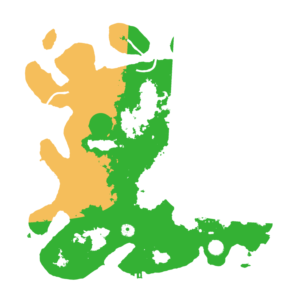 Biome Rust Map: Procedural Map, Size: 3500, Seed: 1230695196