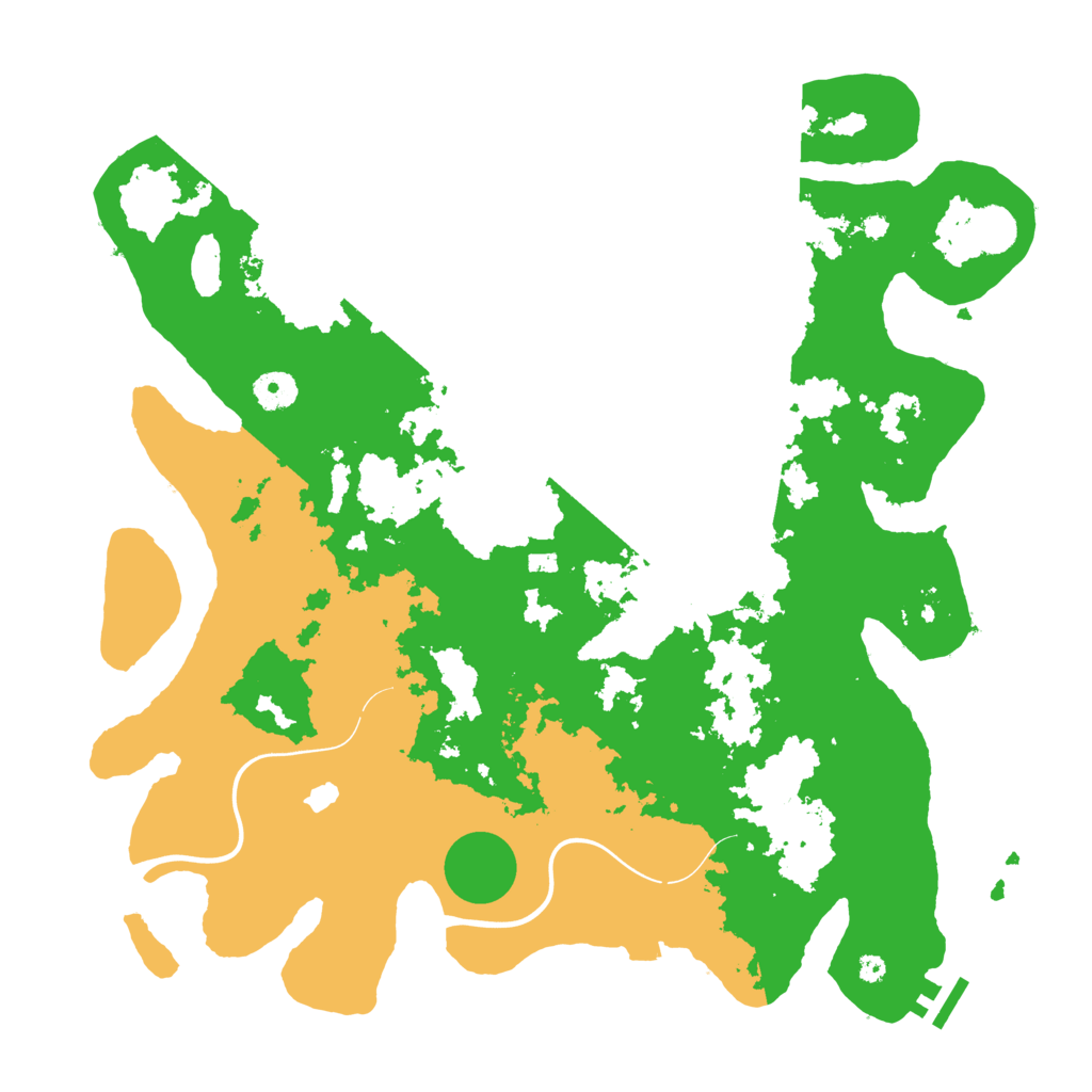 Biome Rust Map: Procedural Map, Size: 4000, Seed: 56465165