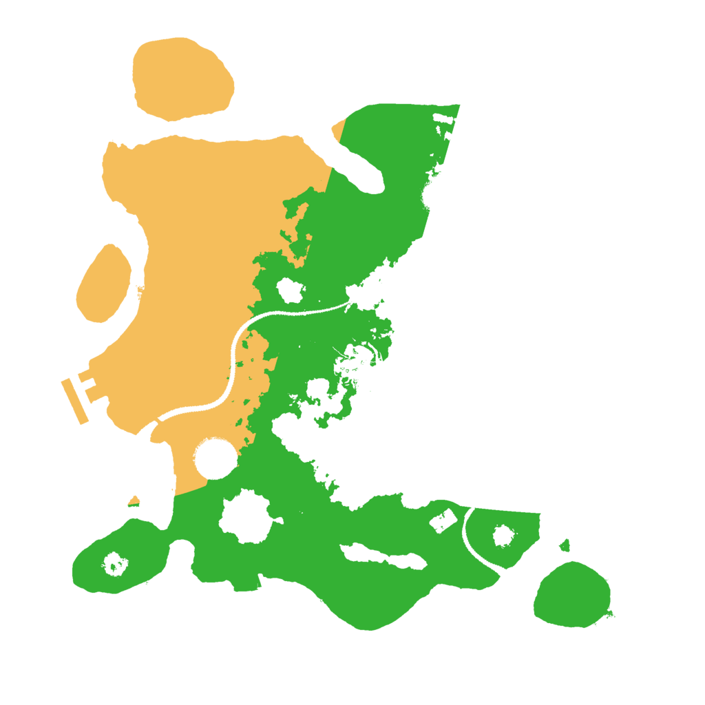 Biome Rust Map: Procedural Map, Size: 3000, Seed: 1264437612