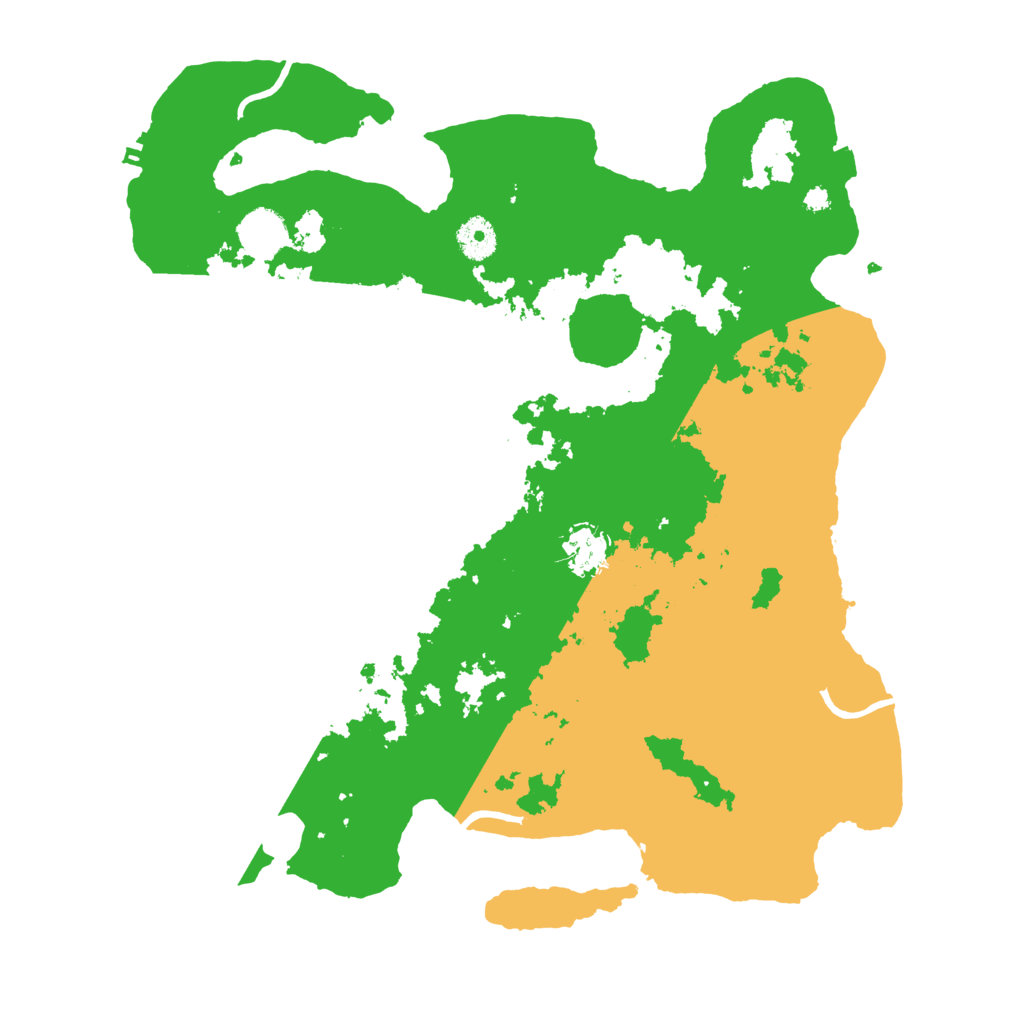 Biome Rust Map: Procedural Map, Size: 3800, Seed: 346512103