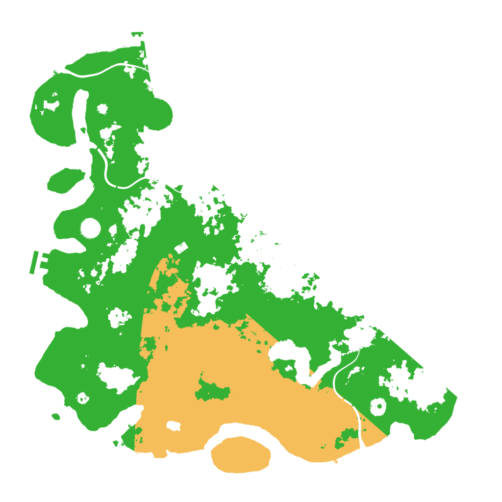 Biome Rust Map: Procedural Map, Size: 4360, Seed: 5697
