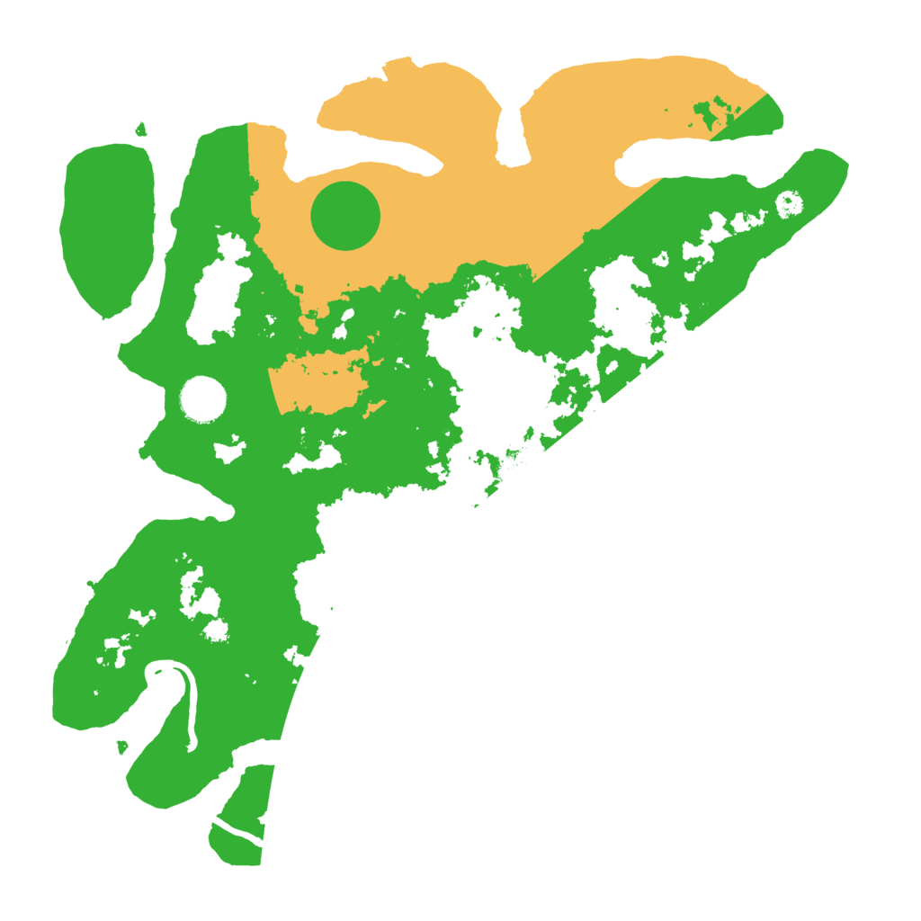 Biome Rust Map: Procedural Map, Size: 3500, Seed: 894