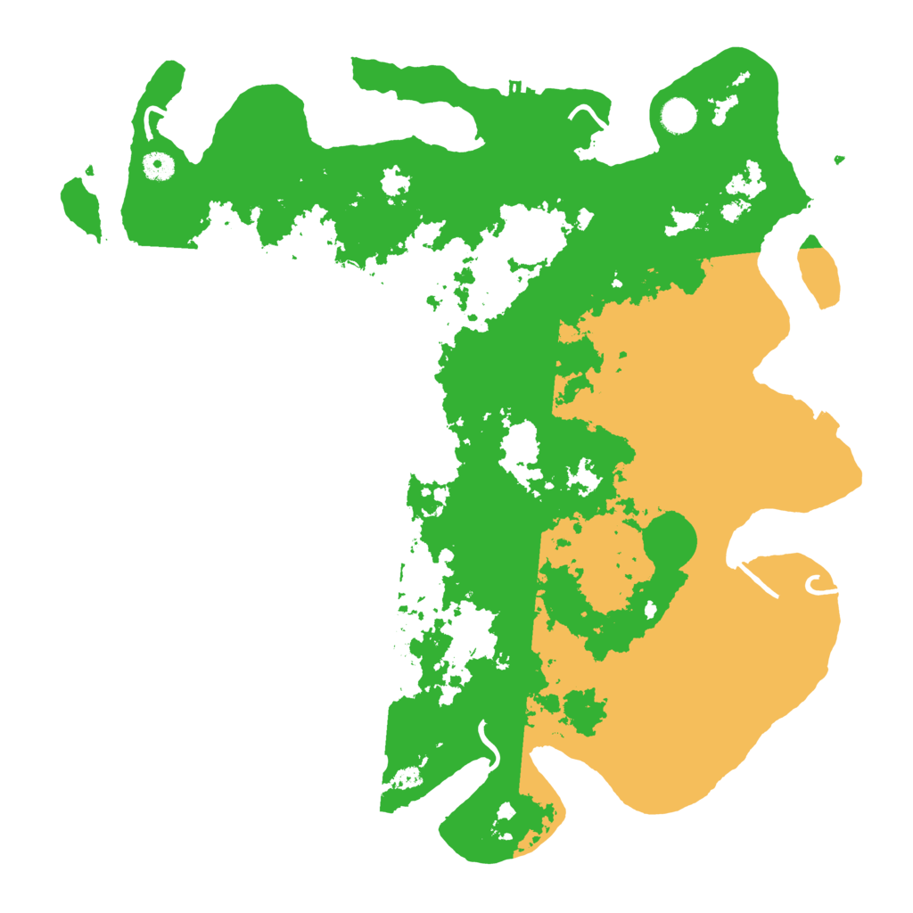 Biome Rust Map: Procedural Map, Size: 4500, Seed: 1982696247