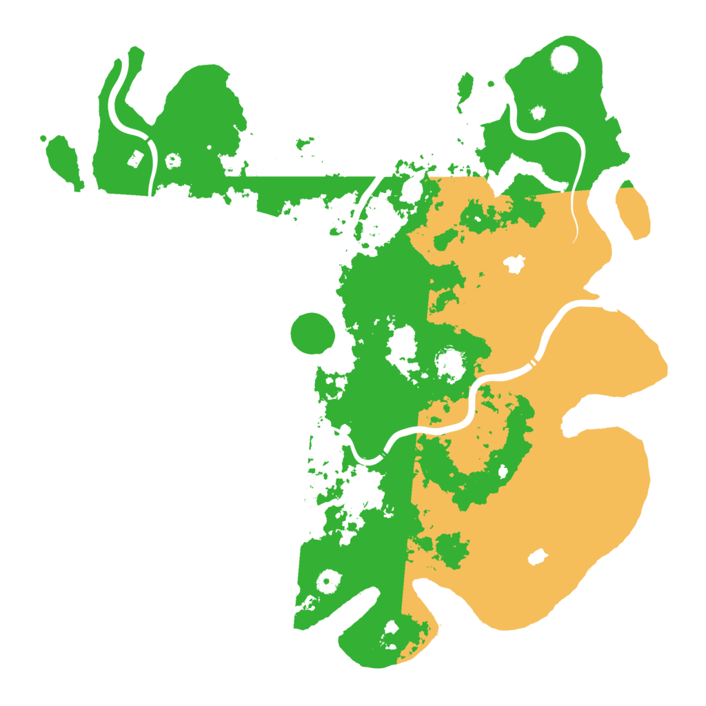 Biome Rust Map: Procedural Map, Size: 4500, Seed: 1982696247