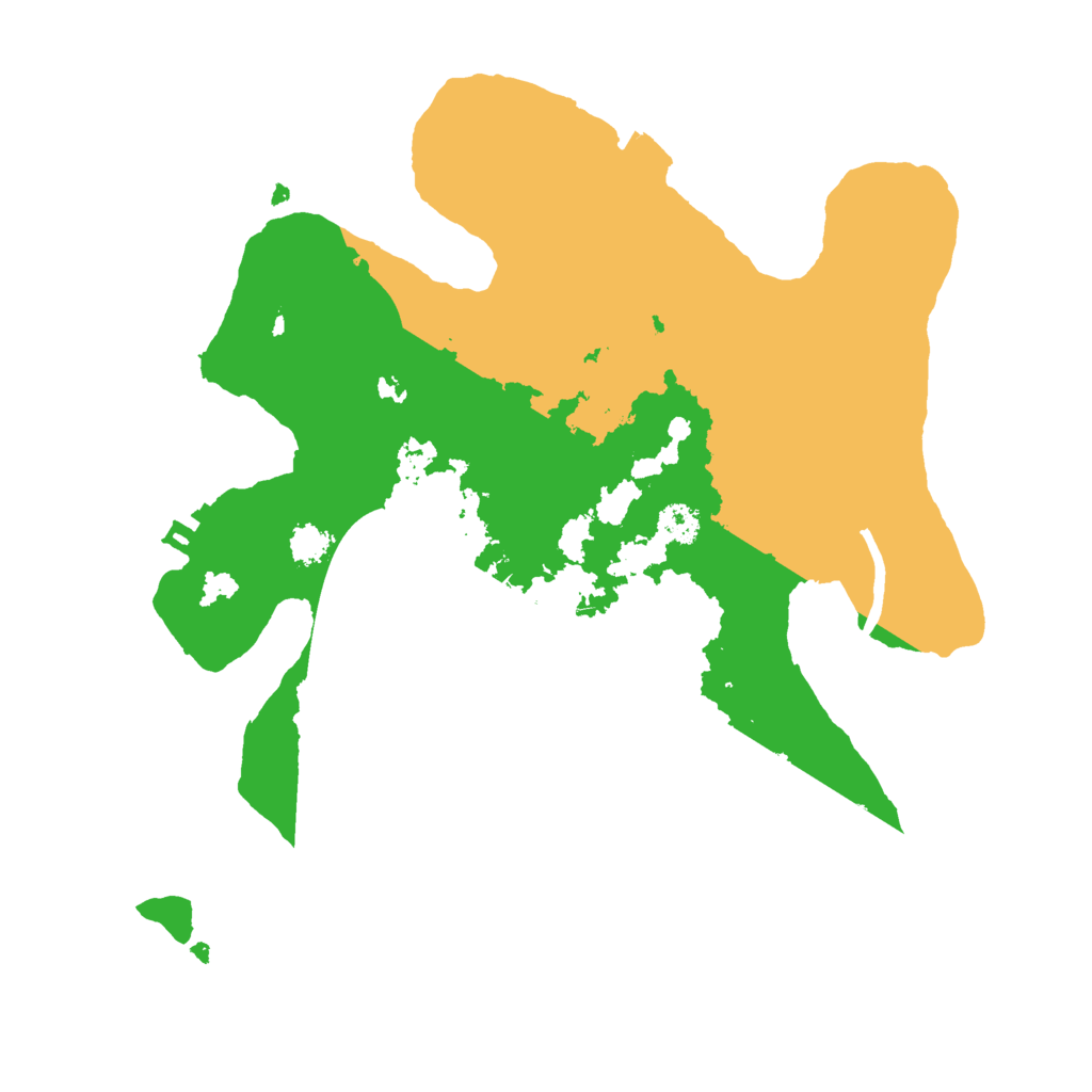 Biome Rust Map: Procedural Map, Size: 2600, Seed: 795924278