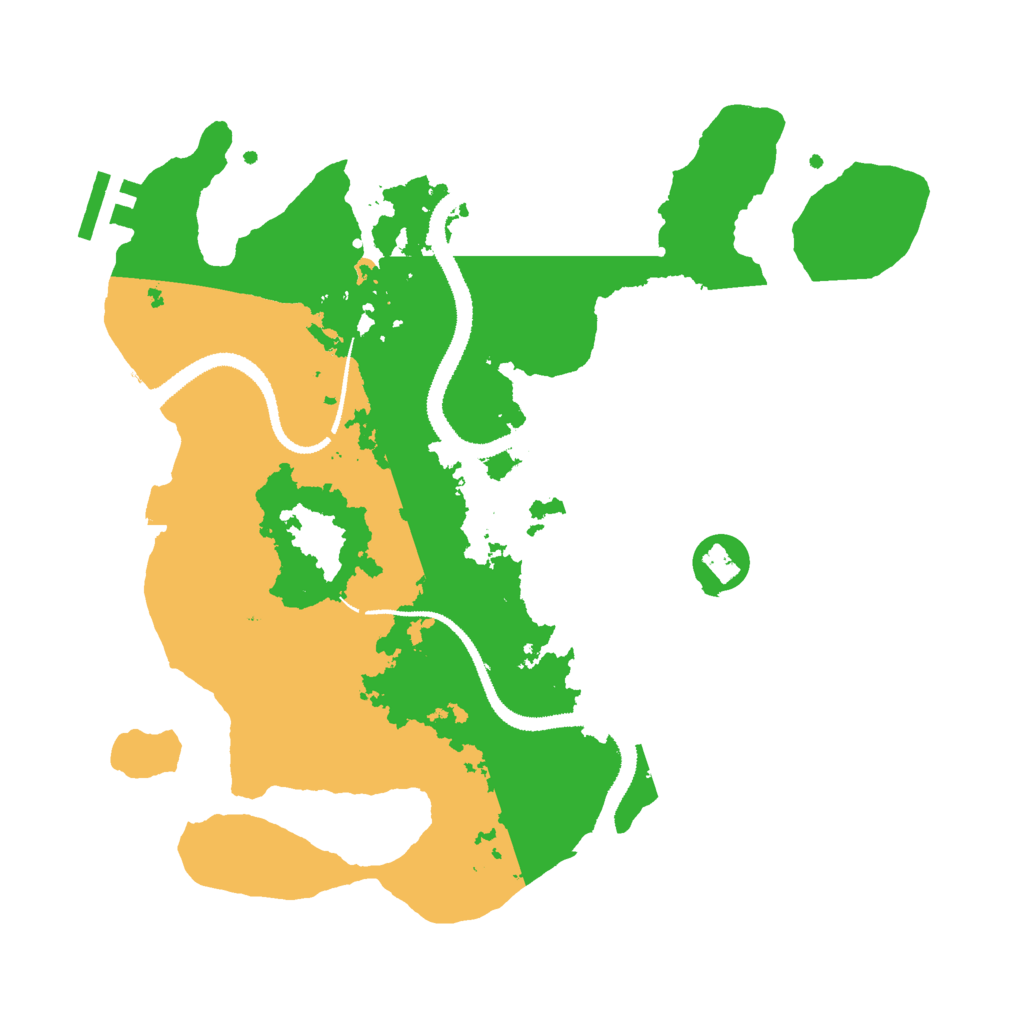 Biome Rust Map: Procedural Map, Size: 3000, Seed: 6775444