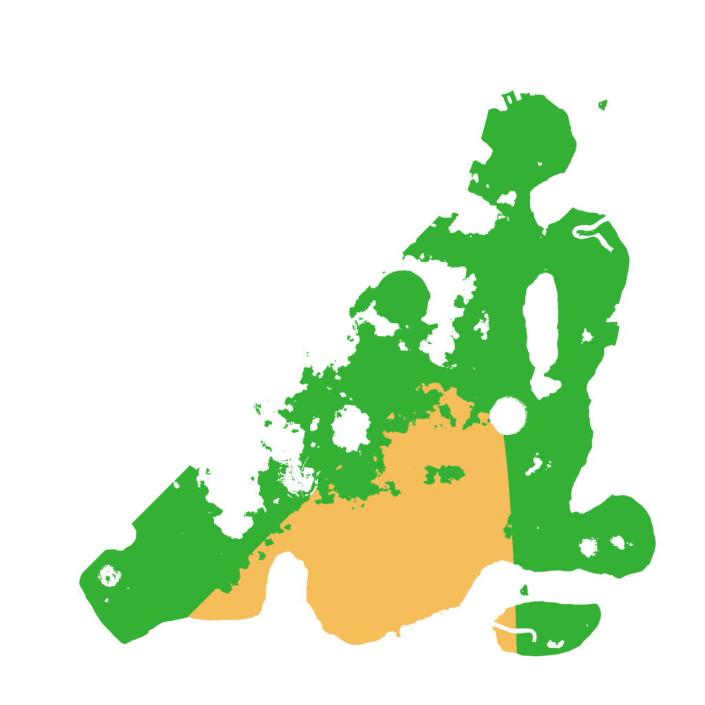 Biome Rust Map: Procedural Map, Size: 3500, Seed: 409471593