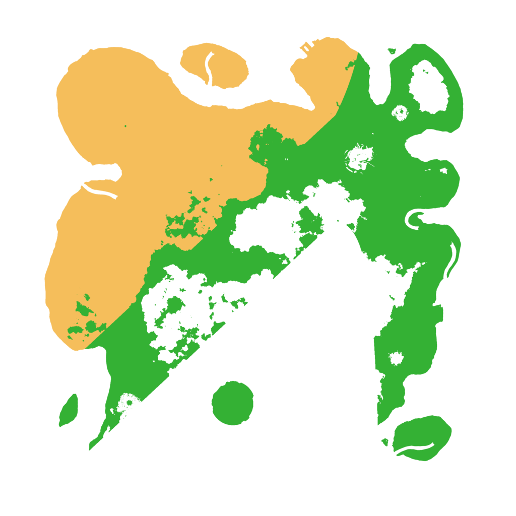 Biome Rust Map: Procedural Map, Size: 3500, Seed: 87442158