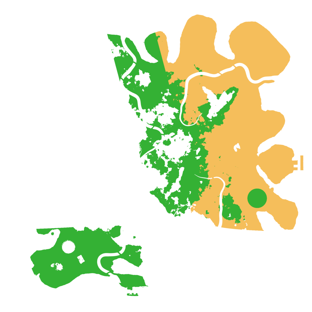 Biome Rust Map: Procedural Map, Size: 4250, Seed: 935425617
