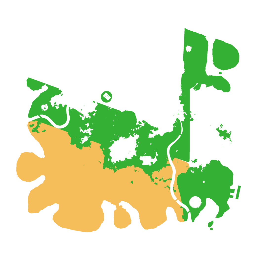 Biome Rust Map: Procedural Map, Size: 3750, Seed: 759383485