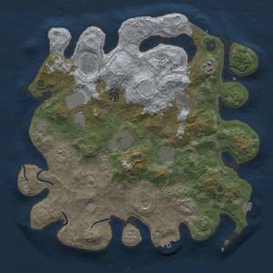 Thumbnail Rust Map: Procedural Map, Size: 3750, Seed: 759383485, 18 Monuments