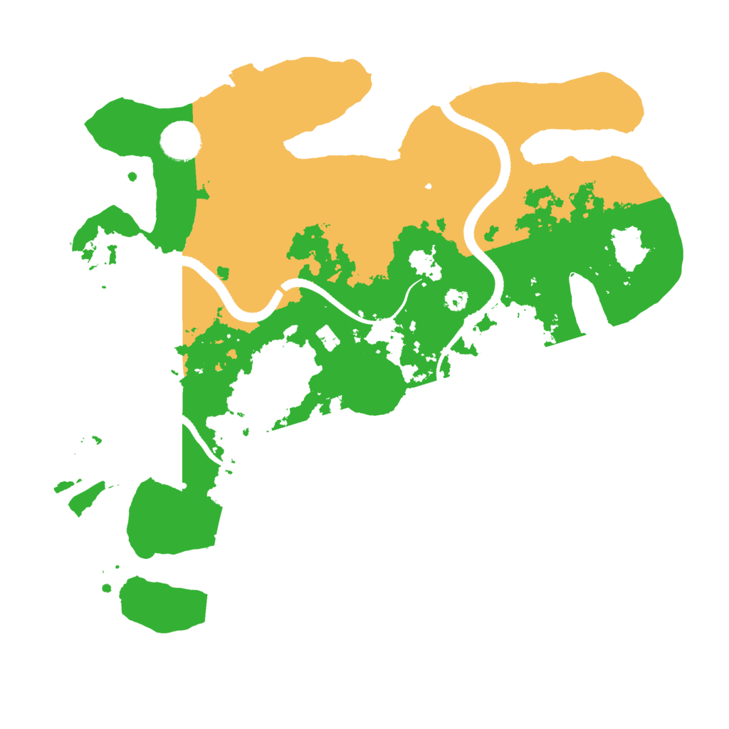 Biome Rust Map: Procedural Map, Size: 3250, Seed: 39146947