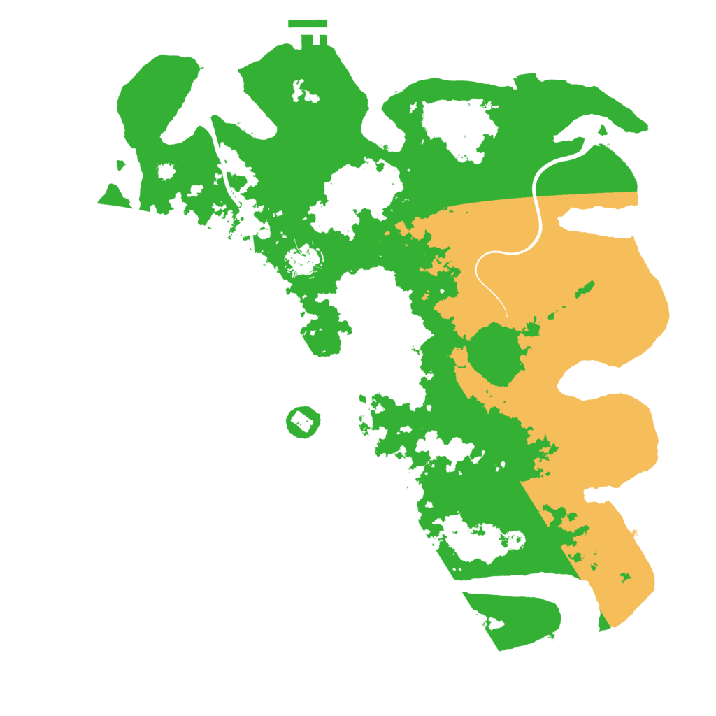 Biome Rust Map: Procedural Map, Size: 3700, Seed: 14032024