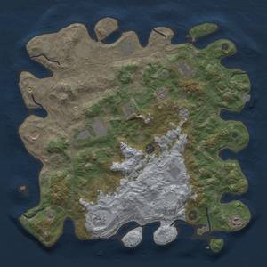 Thumbnail Rust Map: Procedural Map, Size: 4250, Seed: 71, 17 Monuments