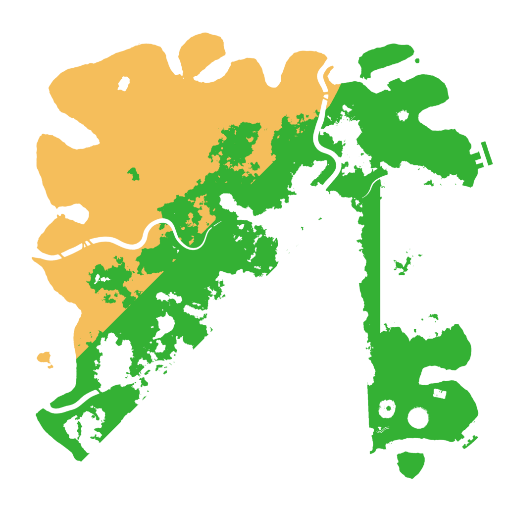 Biome Rust Map: Procedural Map, Size: 4250, Seed: 71
