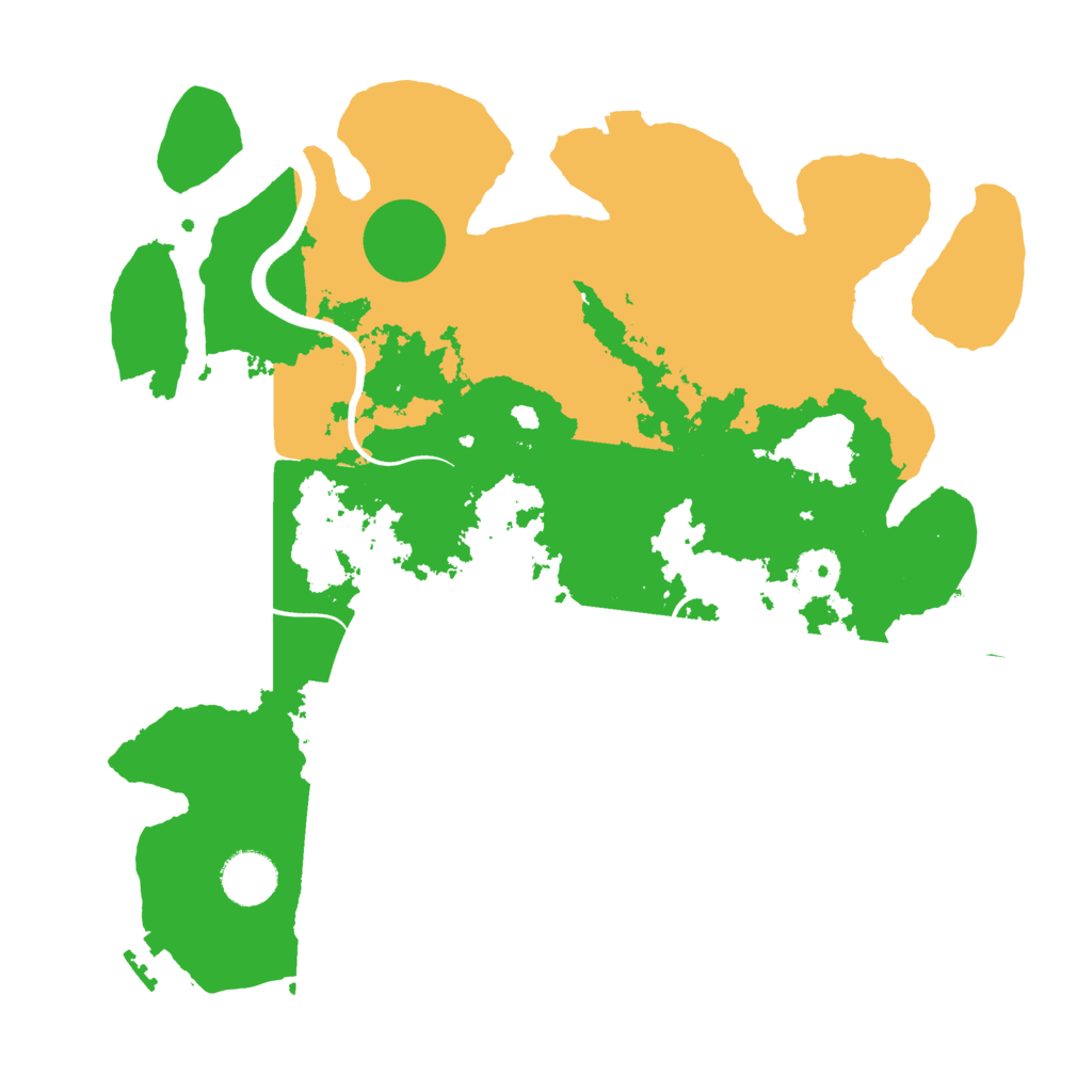 Biome Rust Map: Procedural Map, Size: 3500, Seed: 1424081940