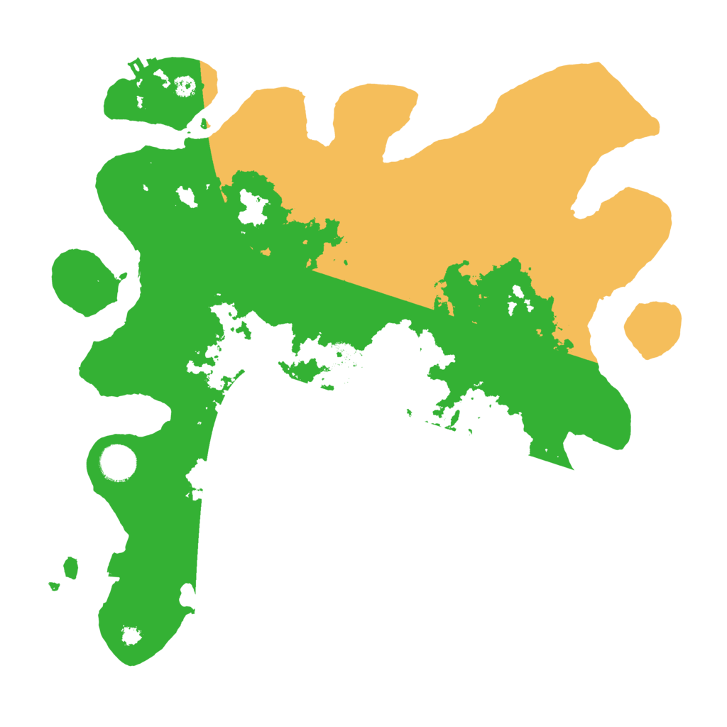 Biome Rust Map: Procedural Map, Size: 3500, Seed: 307667598