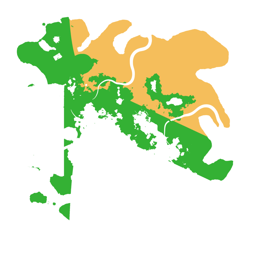 Biome Rust Map: Procedural Map, Size: 3500, Seed: 227788