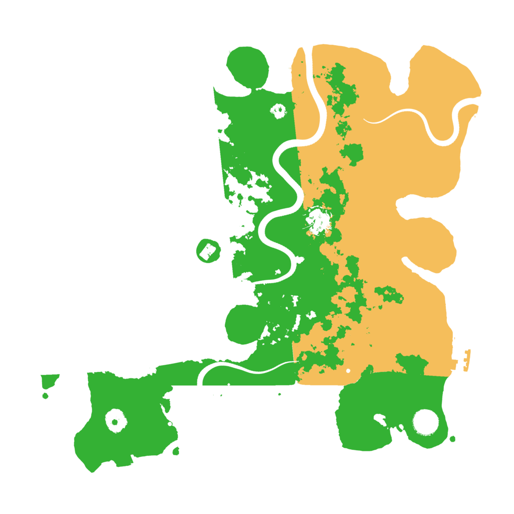 Biome Rust Map: Procedural Map, Size: 3500, Seed: 1091496933