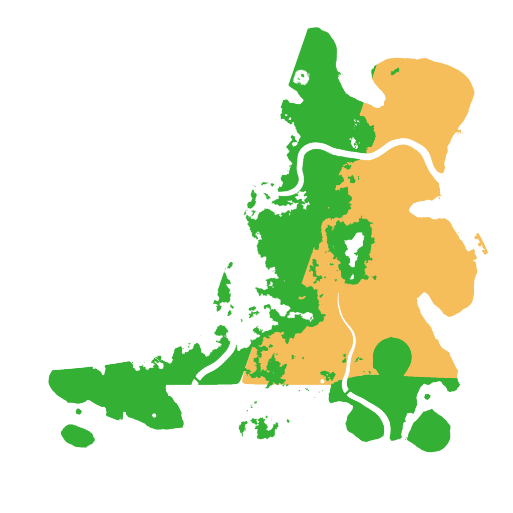 Biome Rust Map: Procedural Map, Size: 3500, Seed: 1414567752