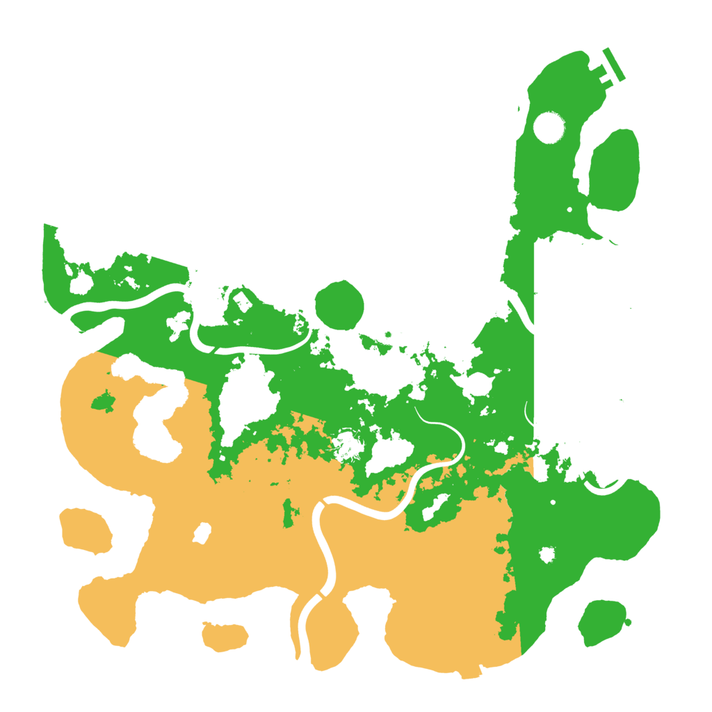 Biome Rust Map: Procedural Map, Size: 4000, Seed: 62480207