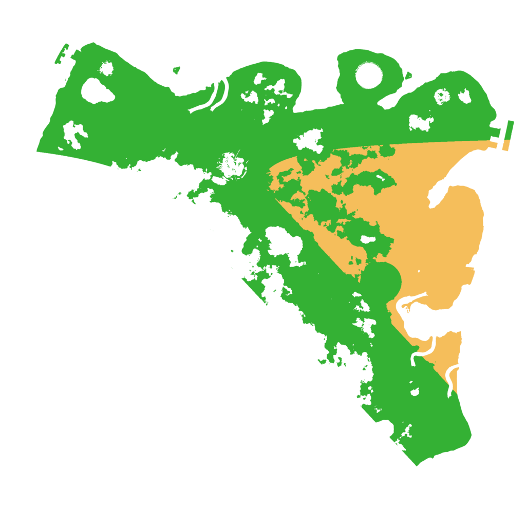 Biome Rust Map: Procedural Map, Size: 3500, Seed: 1672125831