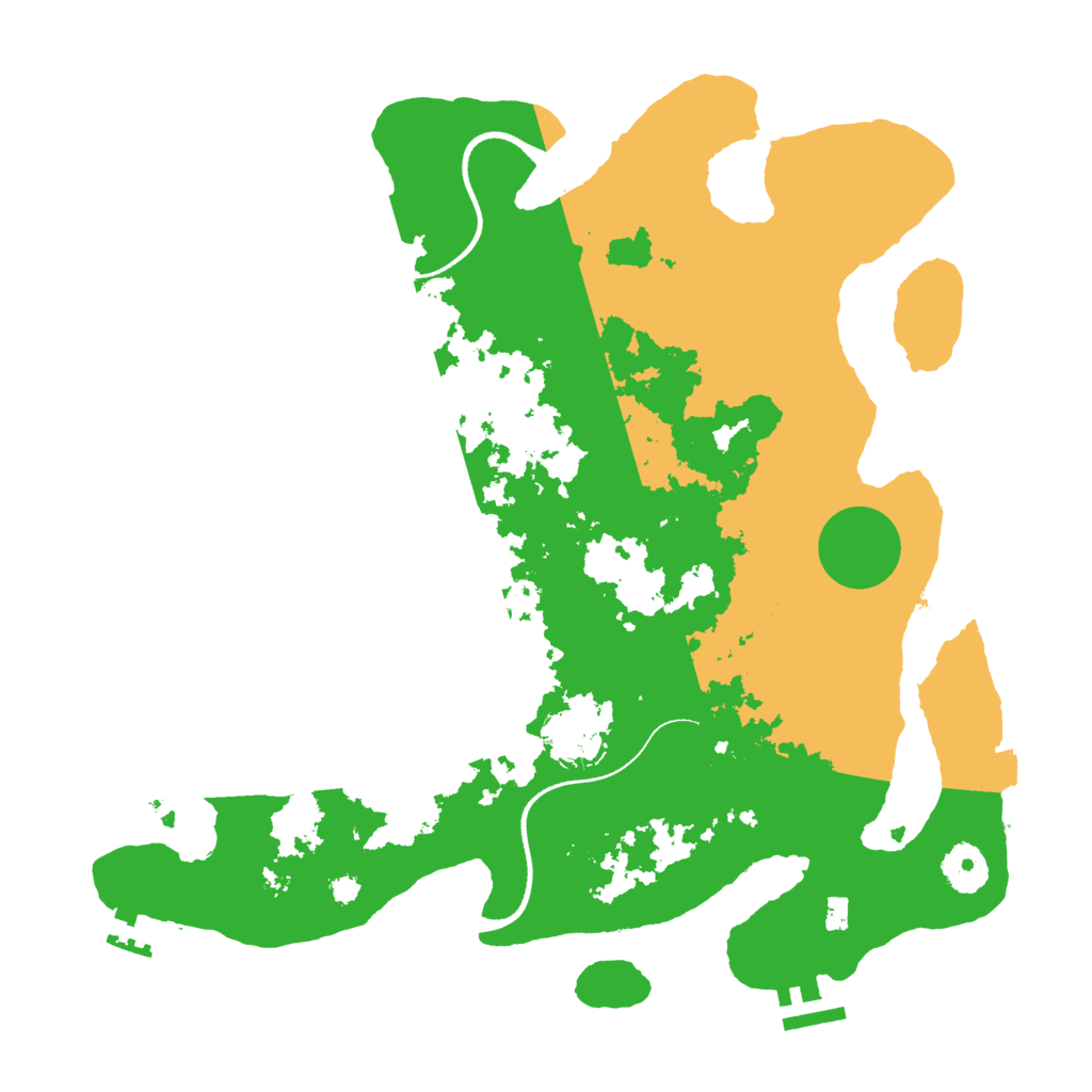 Biome Rust Map: Procedural Map, Size: 3500, Seed: 1110149016