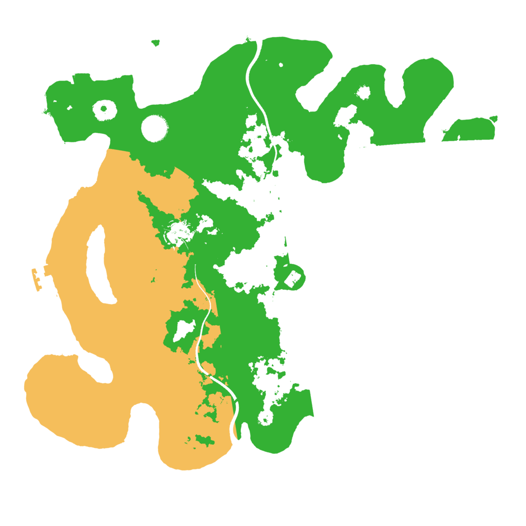 Biome Rust Map: Procedural Map, Size: 3500, Seed: 2003498526