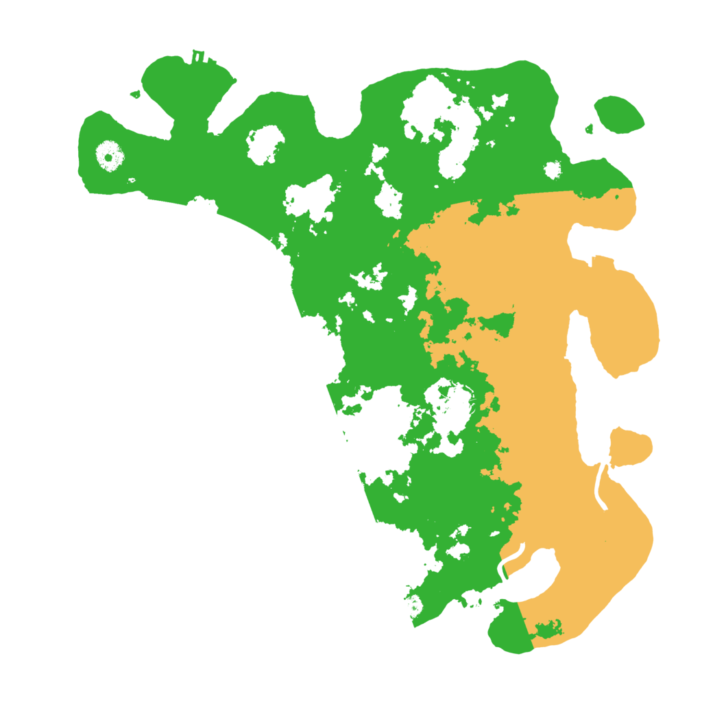 Biome Rust Map: Procedural Map, Size: 3700, Seed: 137871026