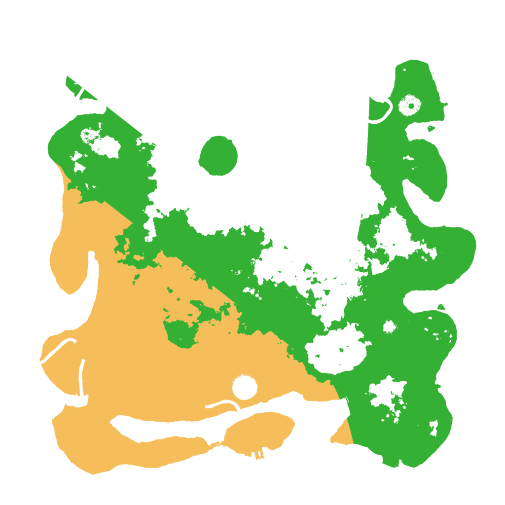 Biome Rust Map: Procedural Map, Size: 3600, Seed: 607219550