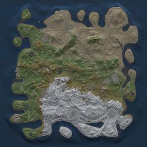 Thumbnail Rust Map: Procedural Map, Size: 4400, Seed: 2177, 19 Monuments