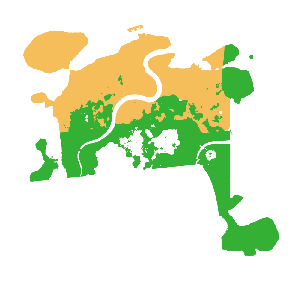 Biome Rust Map: Procedural Map, Size: 3000, Seed: 114039813