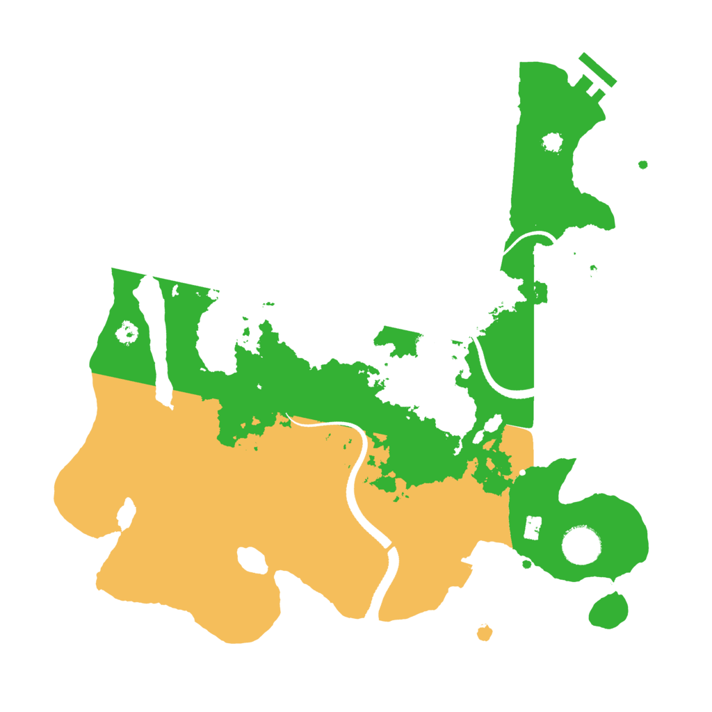 Biome Rust Map: Procedural Map, Size: 3250, Seed: 579067103