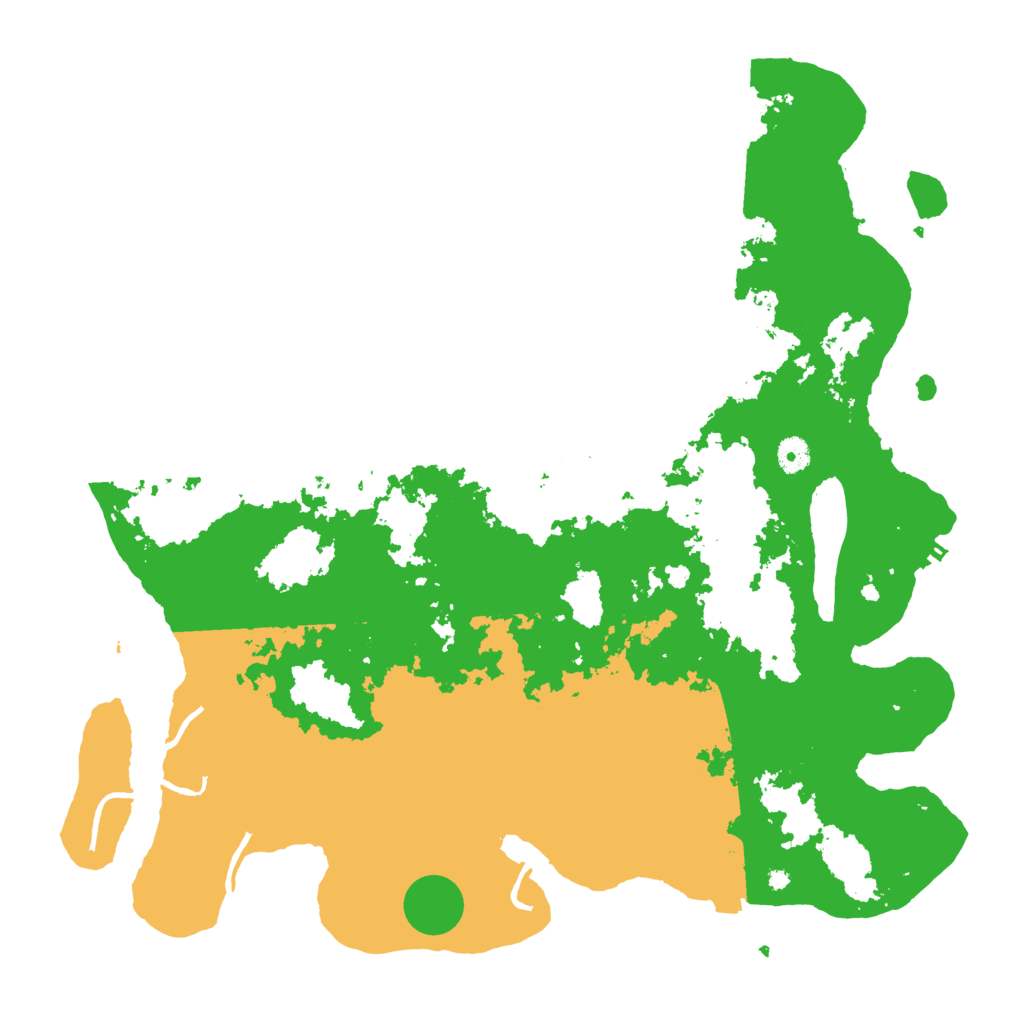 Biome Rust Map: Procedural Map, Size: 4500, Seed: 2027162181