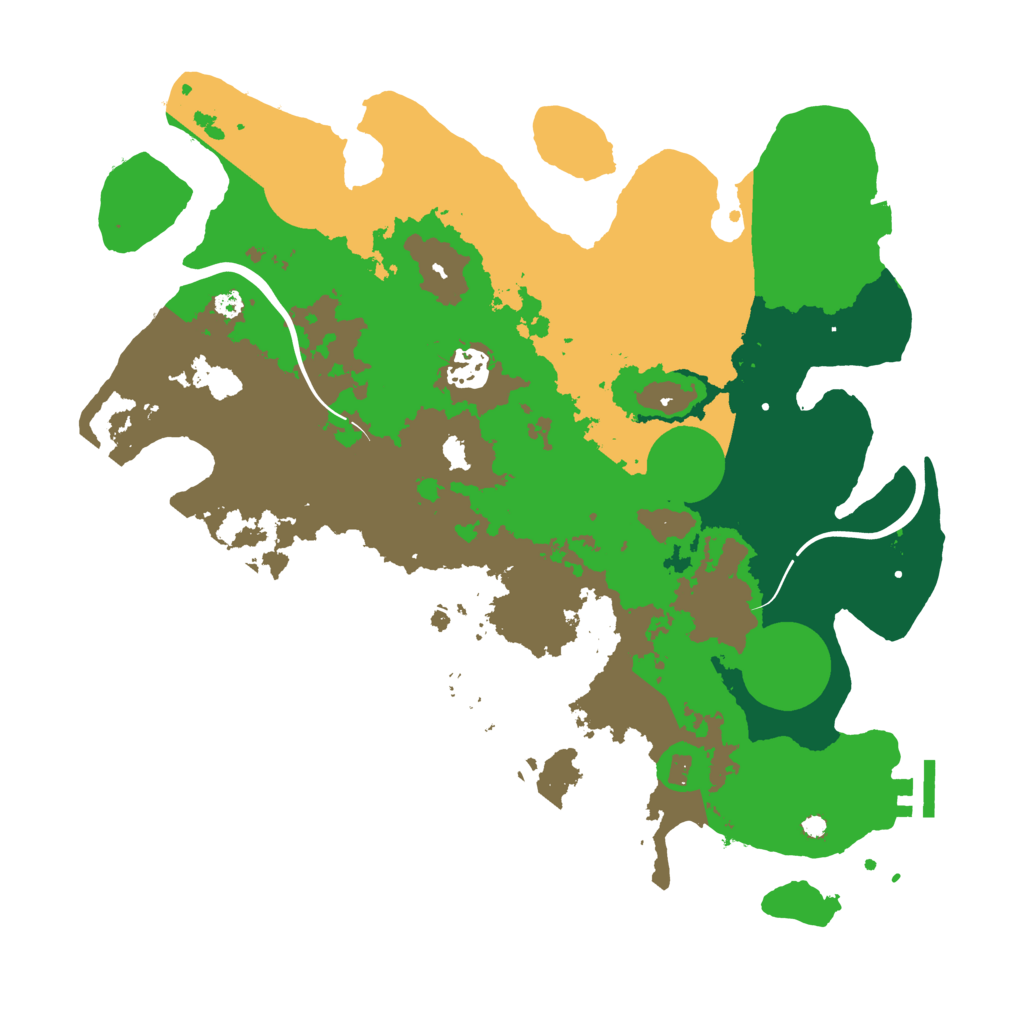 Biome Rust Map: Procedural Map, Size: 3600, Seed: 14324