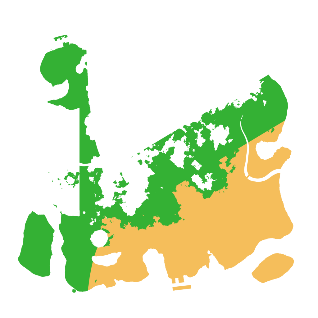 Biome Rust Map: Procedural Map, Size: 3500, Seed: 566702329