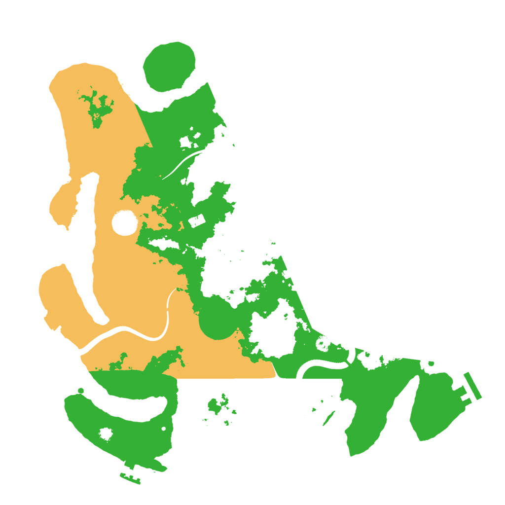 Biome Rust Map: Procedural Map, Size: 3500, Seed: 550026943
