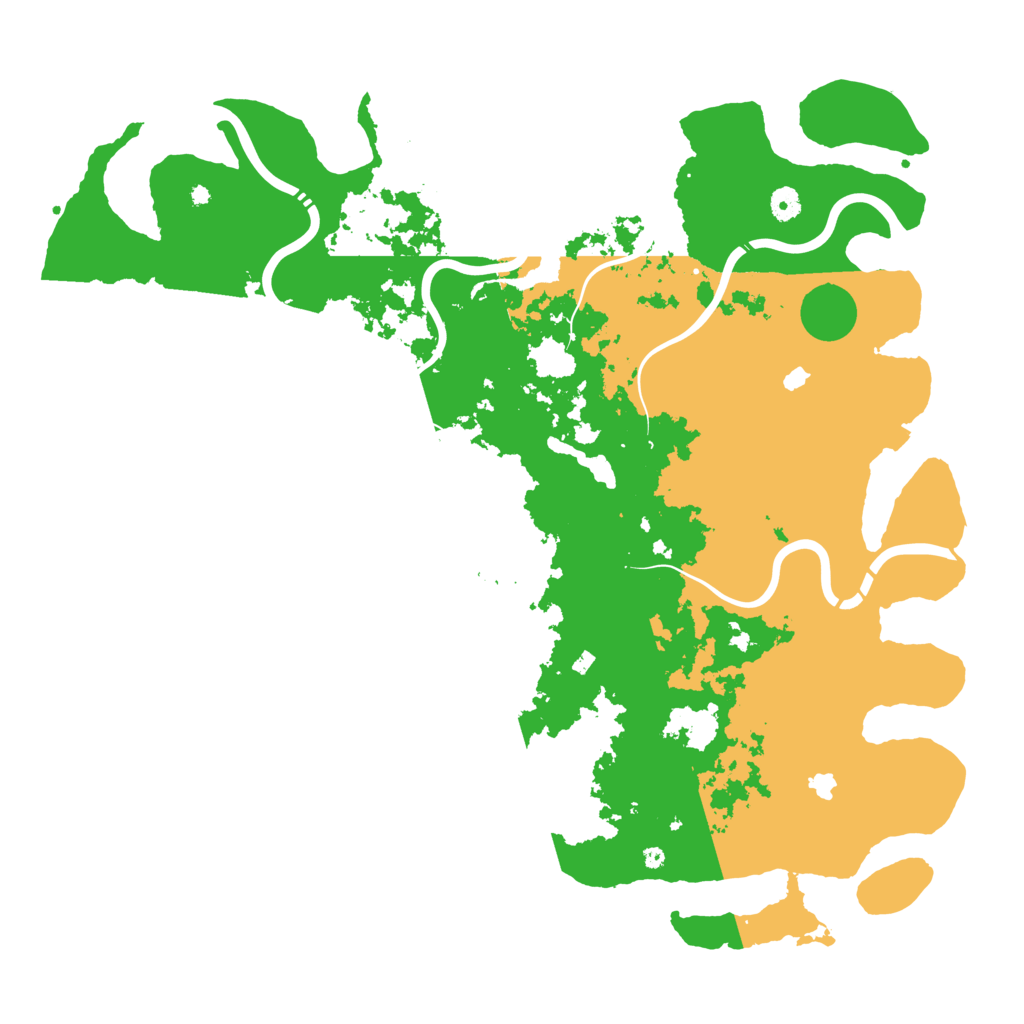 Biome Rust Map: Procedural Map, Size: 4800, Seed: 84725